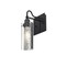 Besa Lighting Duke Wall, Silver Foil, Black, 1x60W Incandescent 1WG-DUKESF-BK - alternate 1